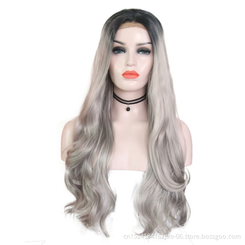 Sexy synthetic lace front red hair wig at cheap wholesale price